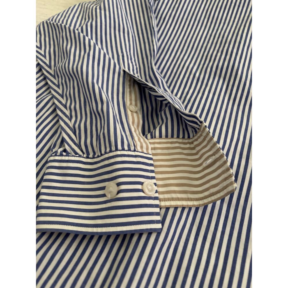 Cutter and Buck Men's Blue stripe long sleeve button down shirt 2XB - Picture 5 of 11